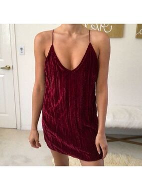 Nightcap velvet slip dress